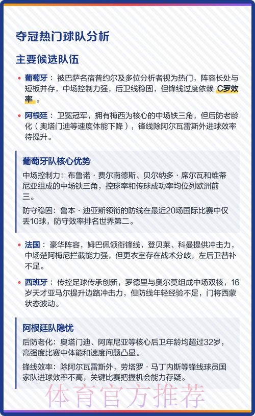 2026世界杯投注分析热门